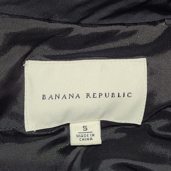 Banana Republic puffer hooded down jacket size S - Picture 6 of 11